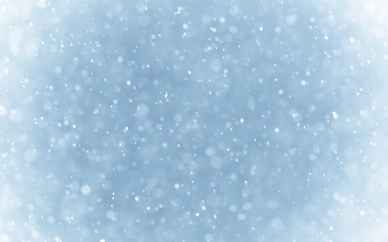 Snowflakes Falling — Blue, Calm, Winter, Photograph