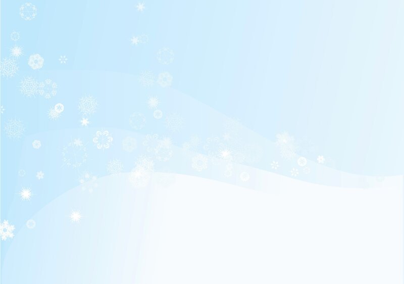 Snowflakes Falling — Light Blue