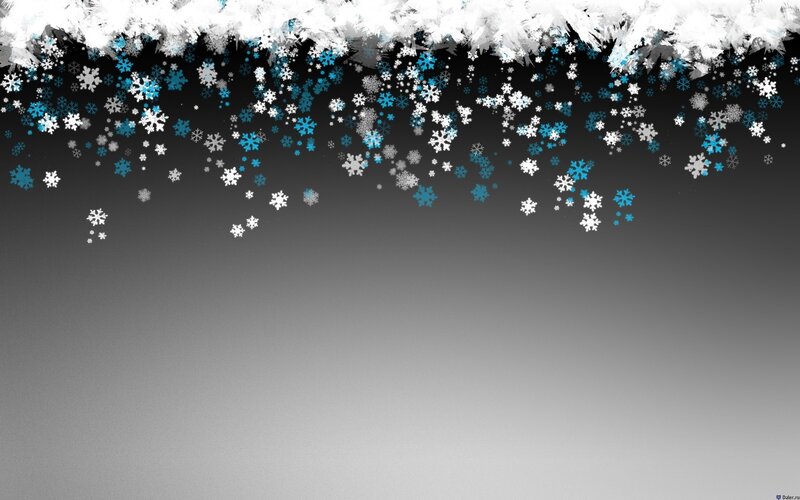 Snowflakes Falling — White, Calm, Winter