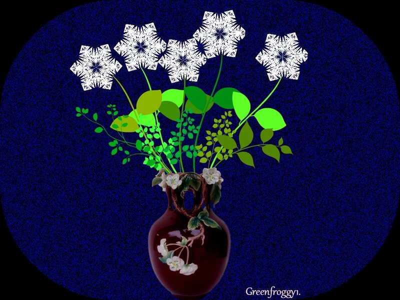 Snowflakes in a Vase