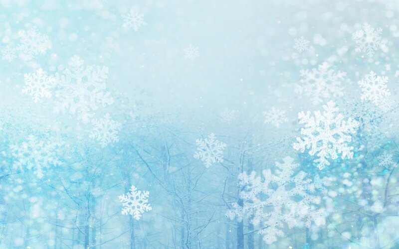 Snowflakes in Forest