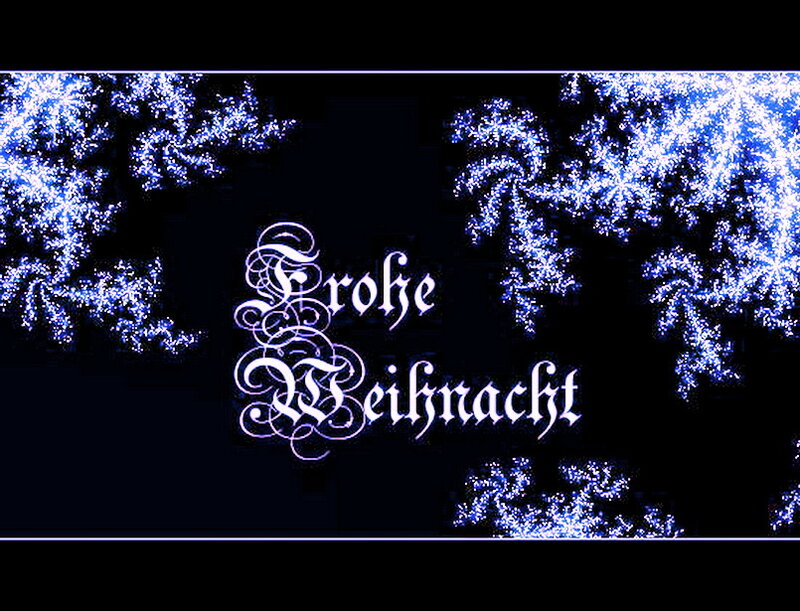 Snowflakes on Black Background — Festive