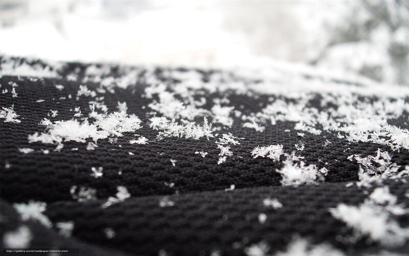 Snowflakes on Black Fabric — Calm