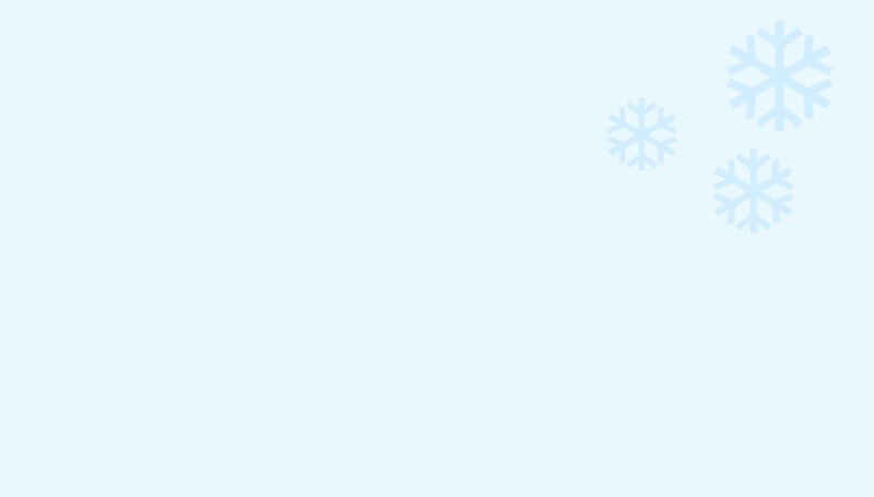 Snowflakes on Blue Background — Light Blue, Calm