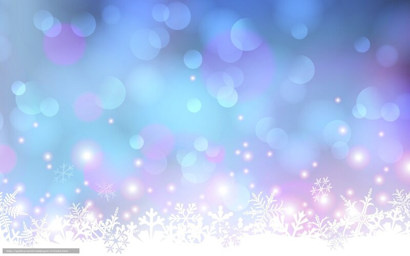 snowflakes on bokeh background