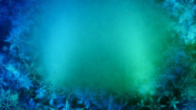 Snowflakes on Gradient — Blue, Calm