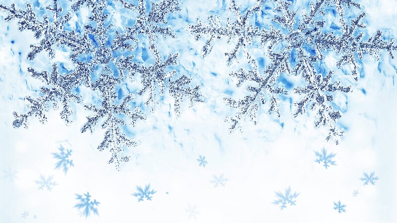 Snowflakes on Ice
