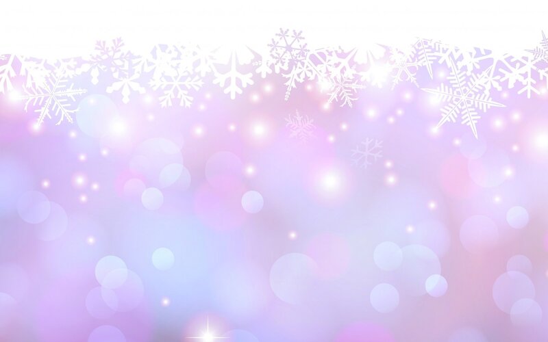 Snowflakes on Purple Background
