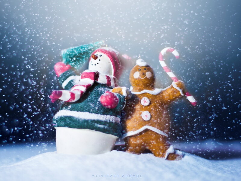 Snowman and Gingerbread Man