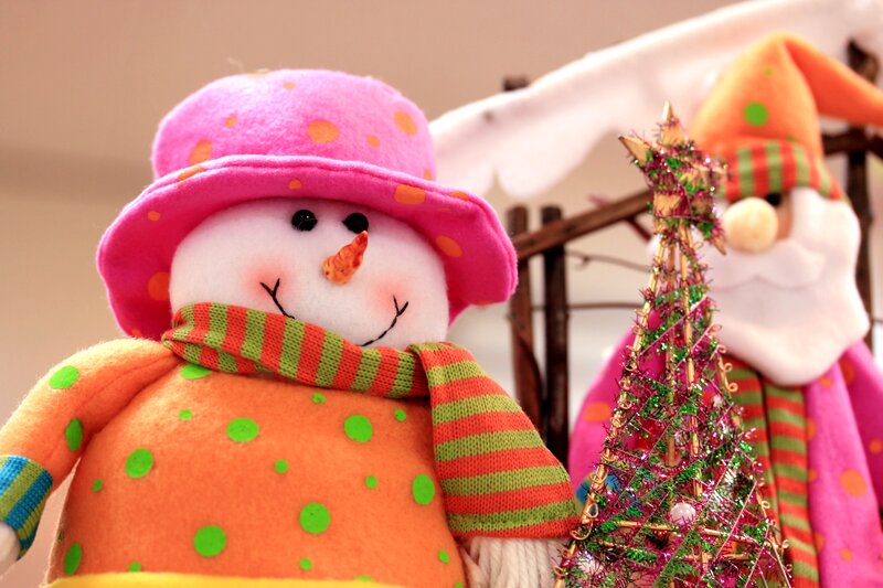 Snowman and Gnome Figurines