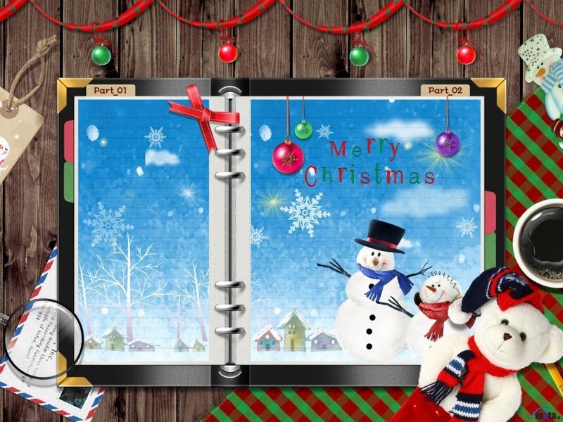 Snowman and Teddy Bear