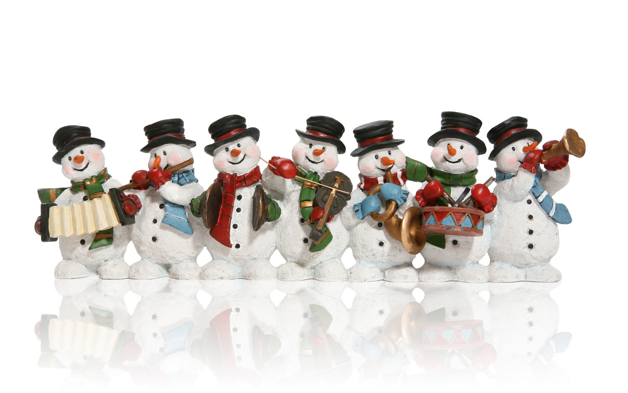 snowman band figurines