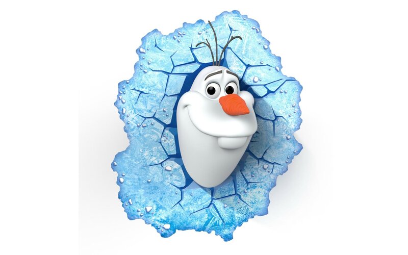 Snowman Character — Blue, Playful