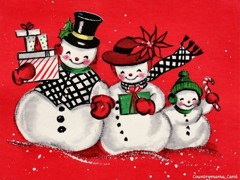 Snowman Family