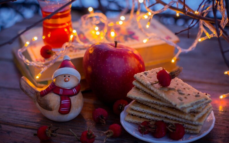 Snowman Figurine on Table