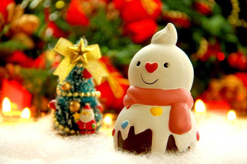 Snowman Figurine — White, Festive, Winter, Photograph, Christmas Tree, Santa Claus
