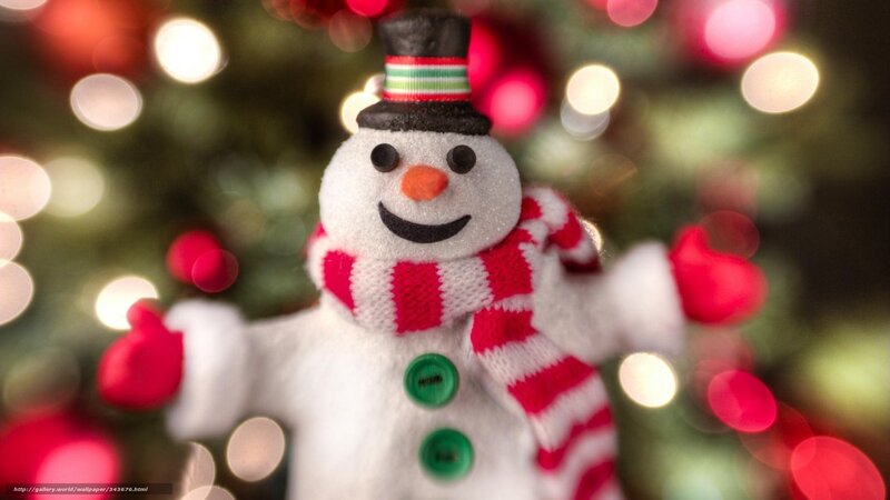 Snowman Figurine — White, Festive, Winter, Photograph, Scarf, Top Hat