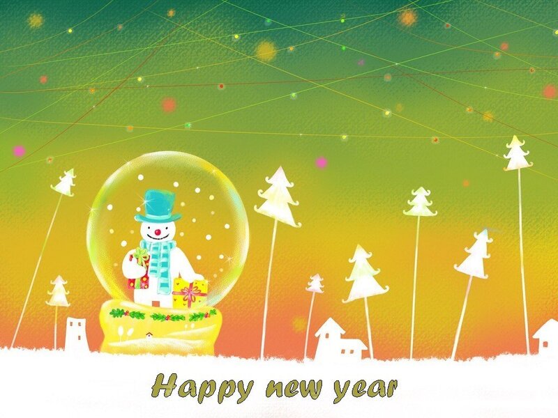 Snowman in Snow Globe