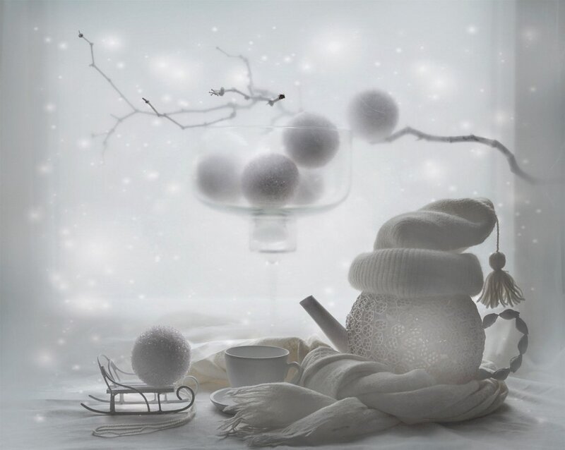 Snowman Tea Set