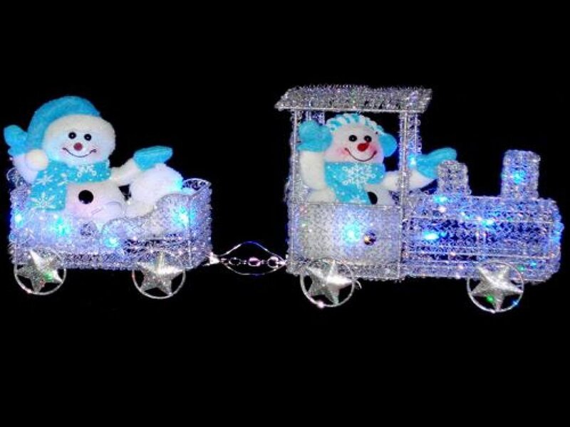 Snowman Train Decoration