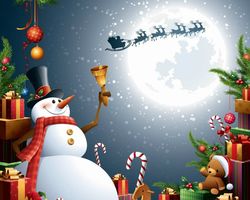 Snowman with Bell