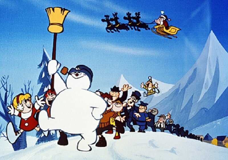 Snowman with Broom