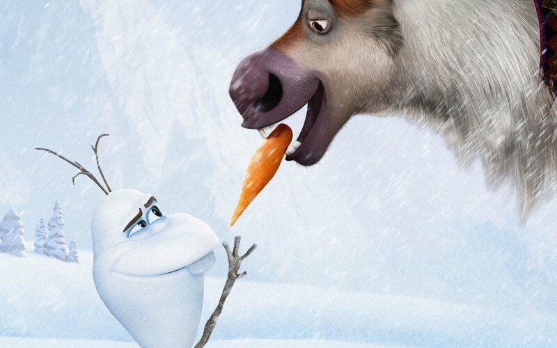 Snowman with Carrot