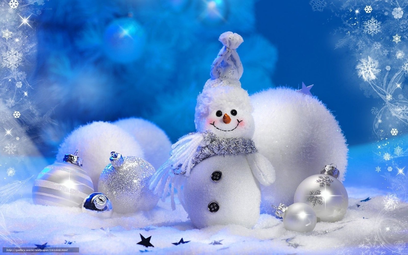 snowman with ornaments