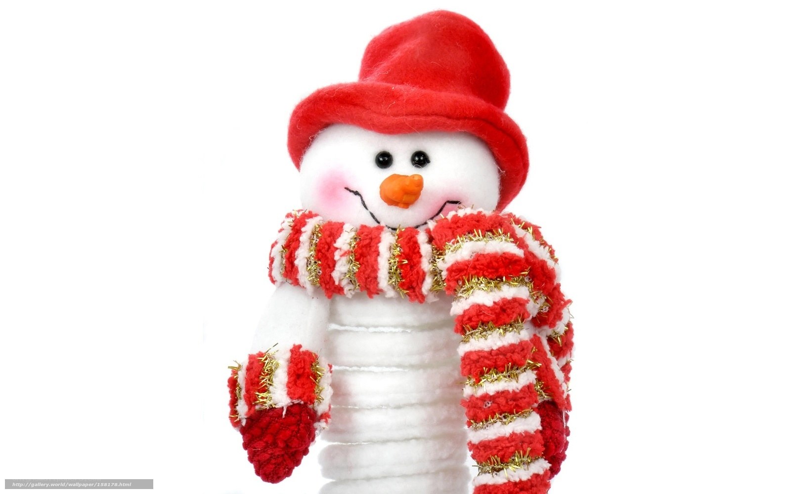 snowman with scarf and hat