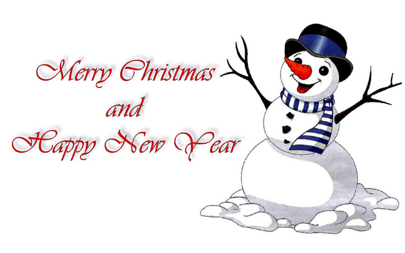Snowman with Scarf — White, Festive, Winter, Illustration