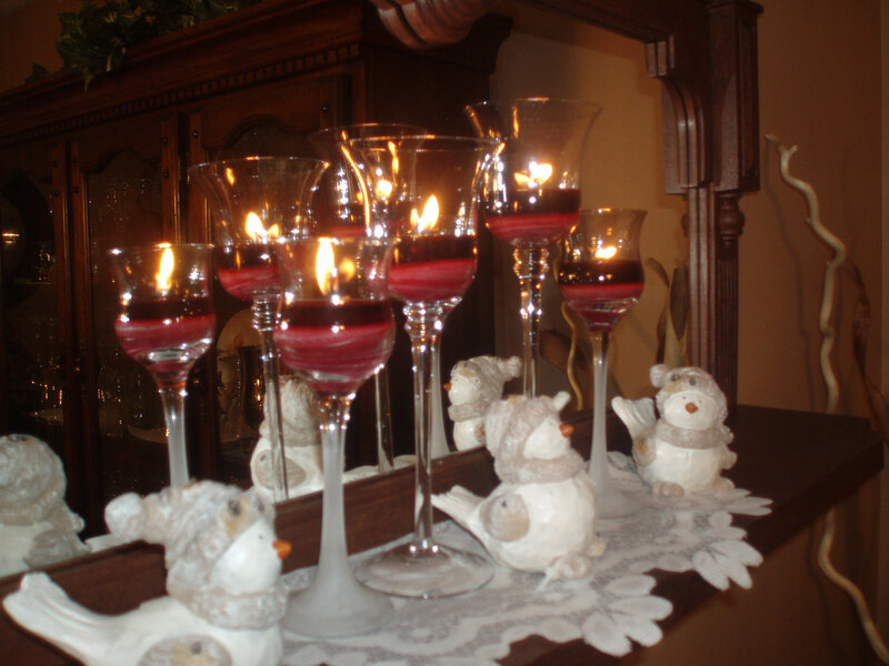 Snowmen Figurines on Table