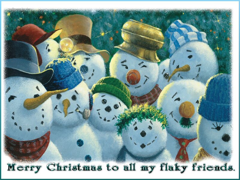 Snowmen Group — White