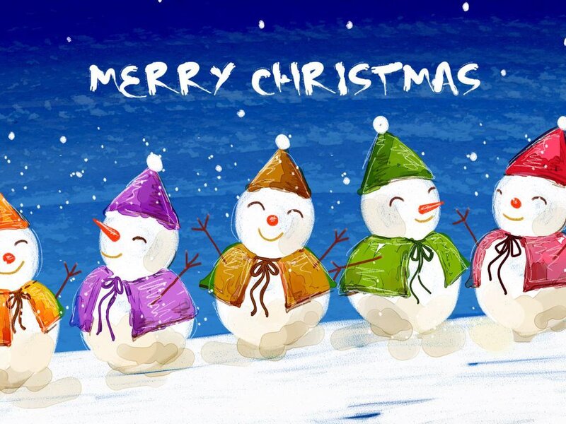 Snowmen in Winter