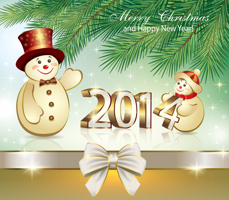 Snowmen with 2014