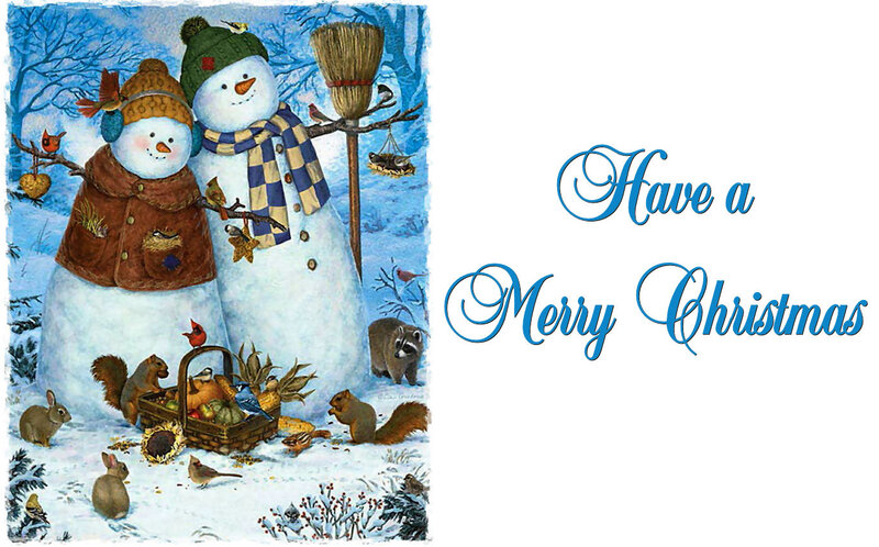 Snowmen with Animals