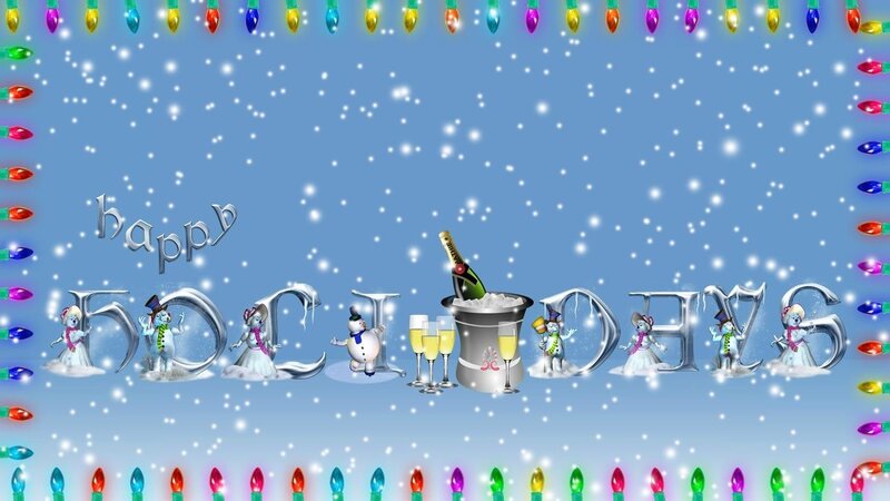 Snowmen with Champagne