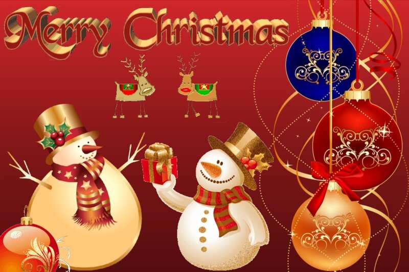 Snowmen with Ornaments