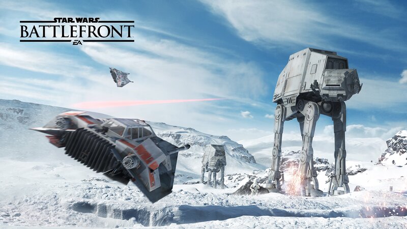 Snowspeeder in Battle