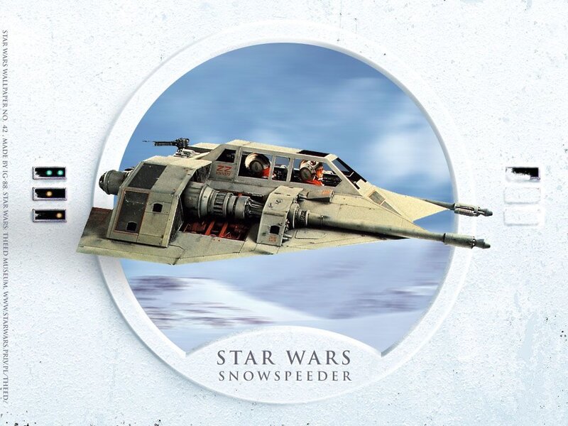 Snowspeeder in Flight