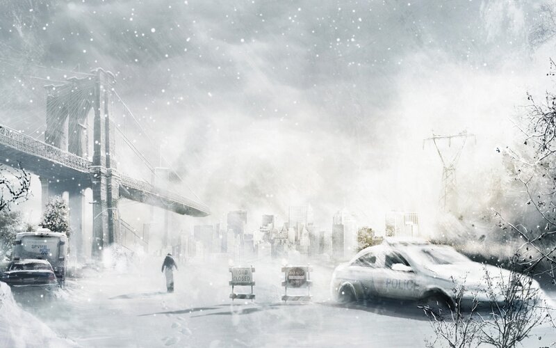 Snowstorm in New York City