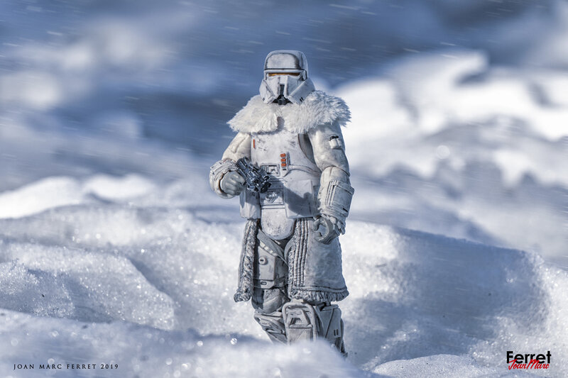 Snowtrooper Figure in Snow