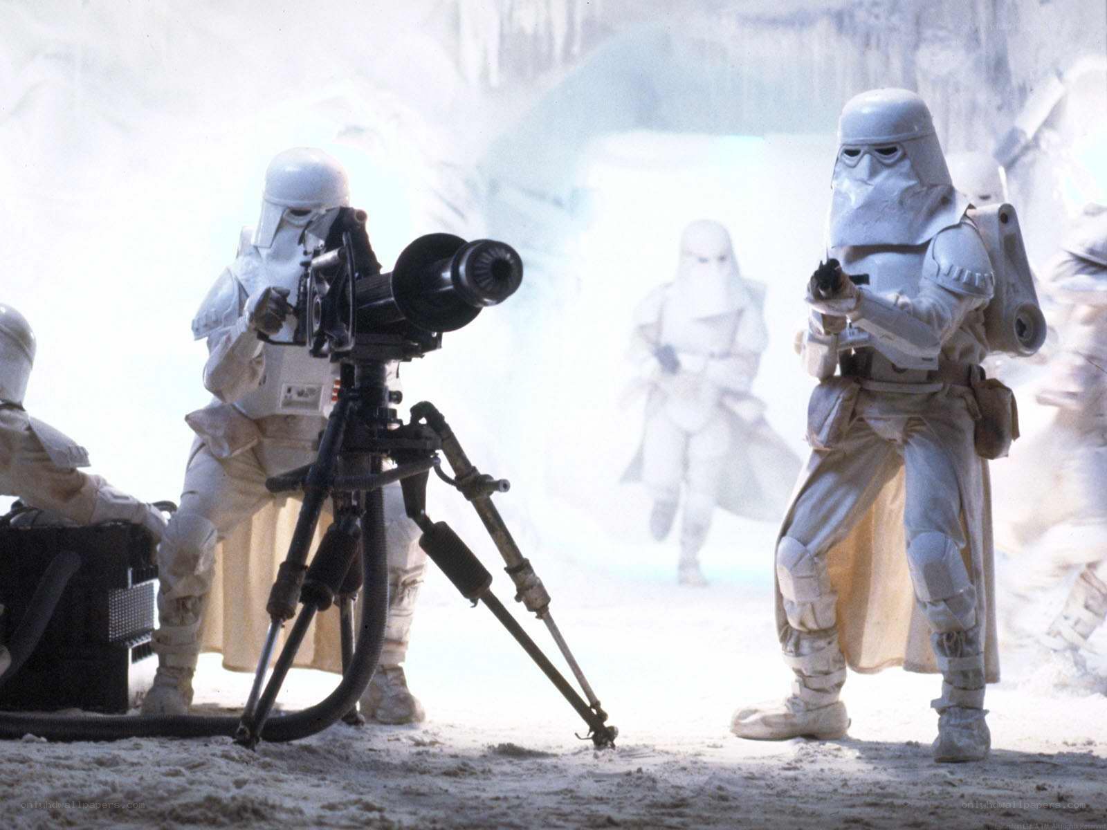 Snowtroopers in action