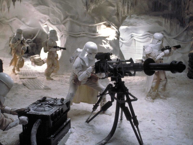 Snowtroopers in cave