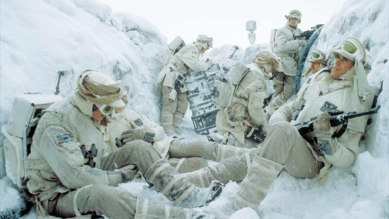 Snowtroopers in trench