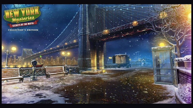 Snowy Bridge at Night — Blue, Dark, Snowy