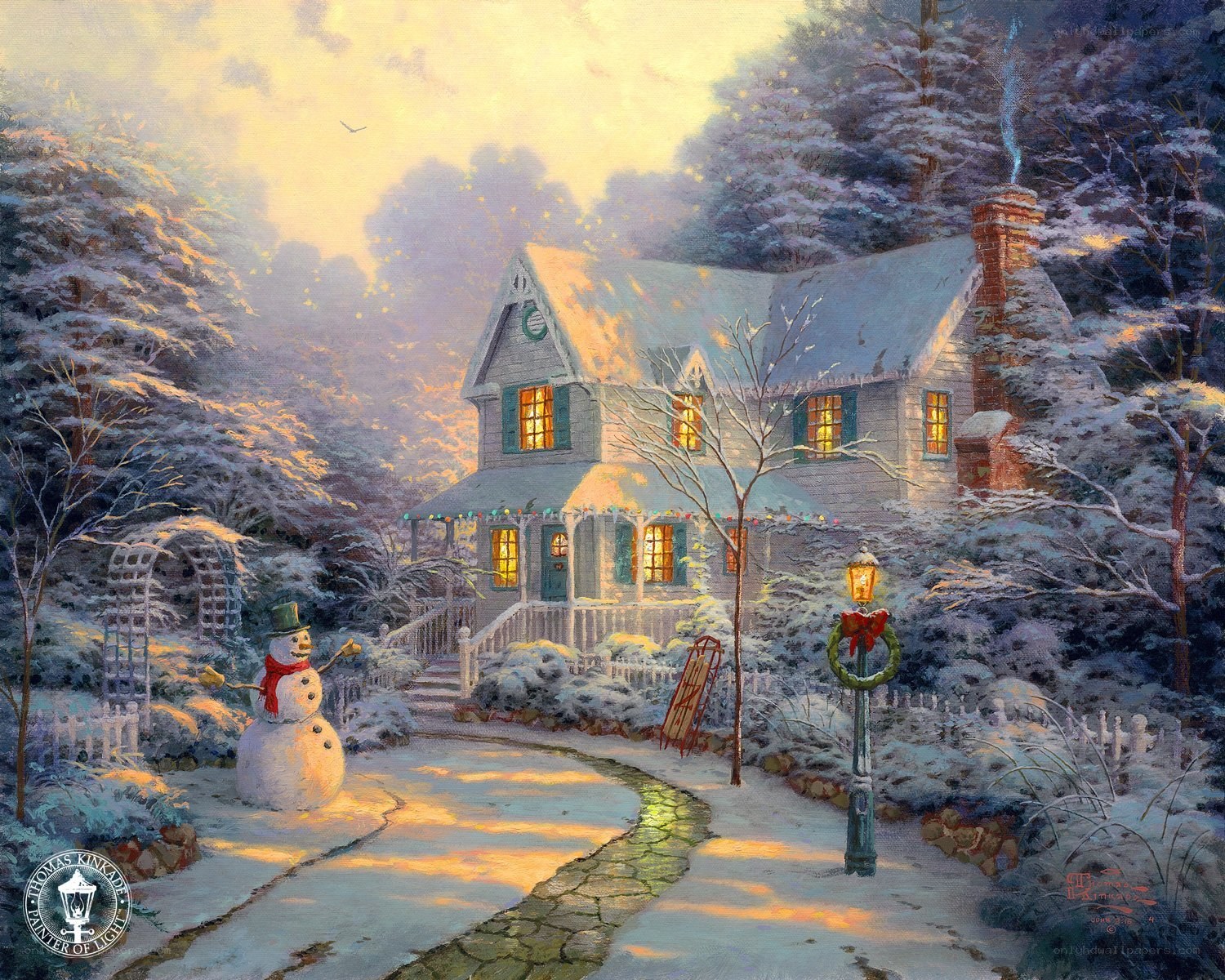 Snowy Christmas Cottage