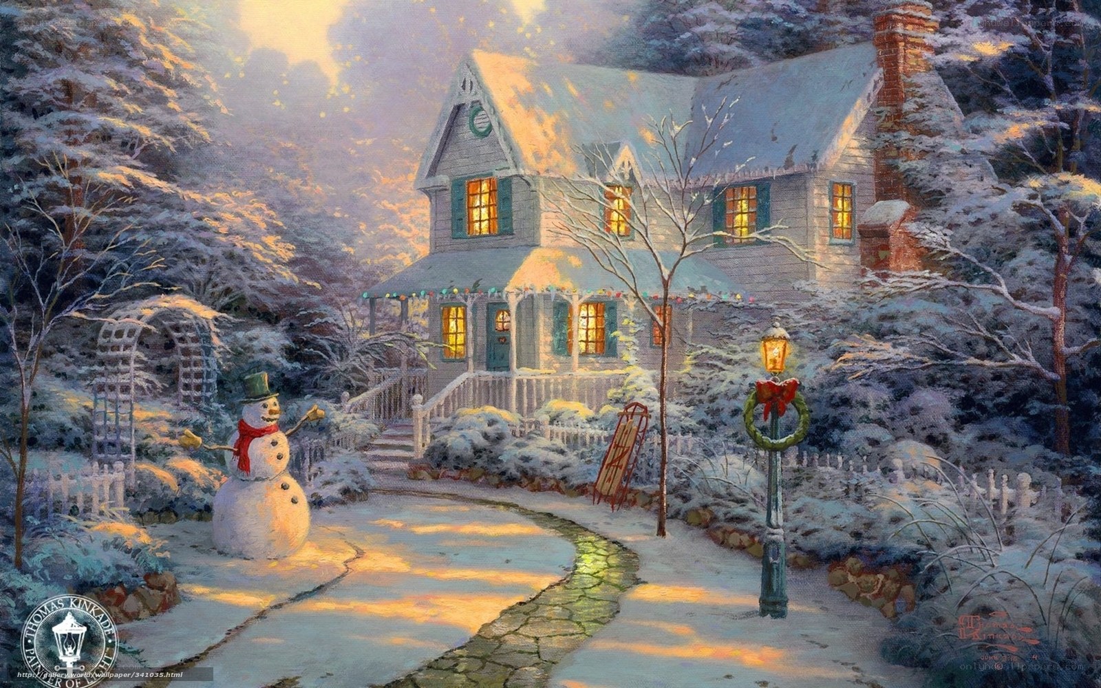 Snowy Christmas Cottage