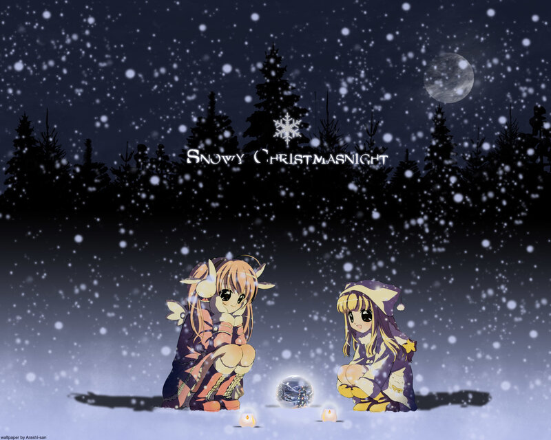 Snowy Christmas Night