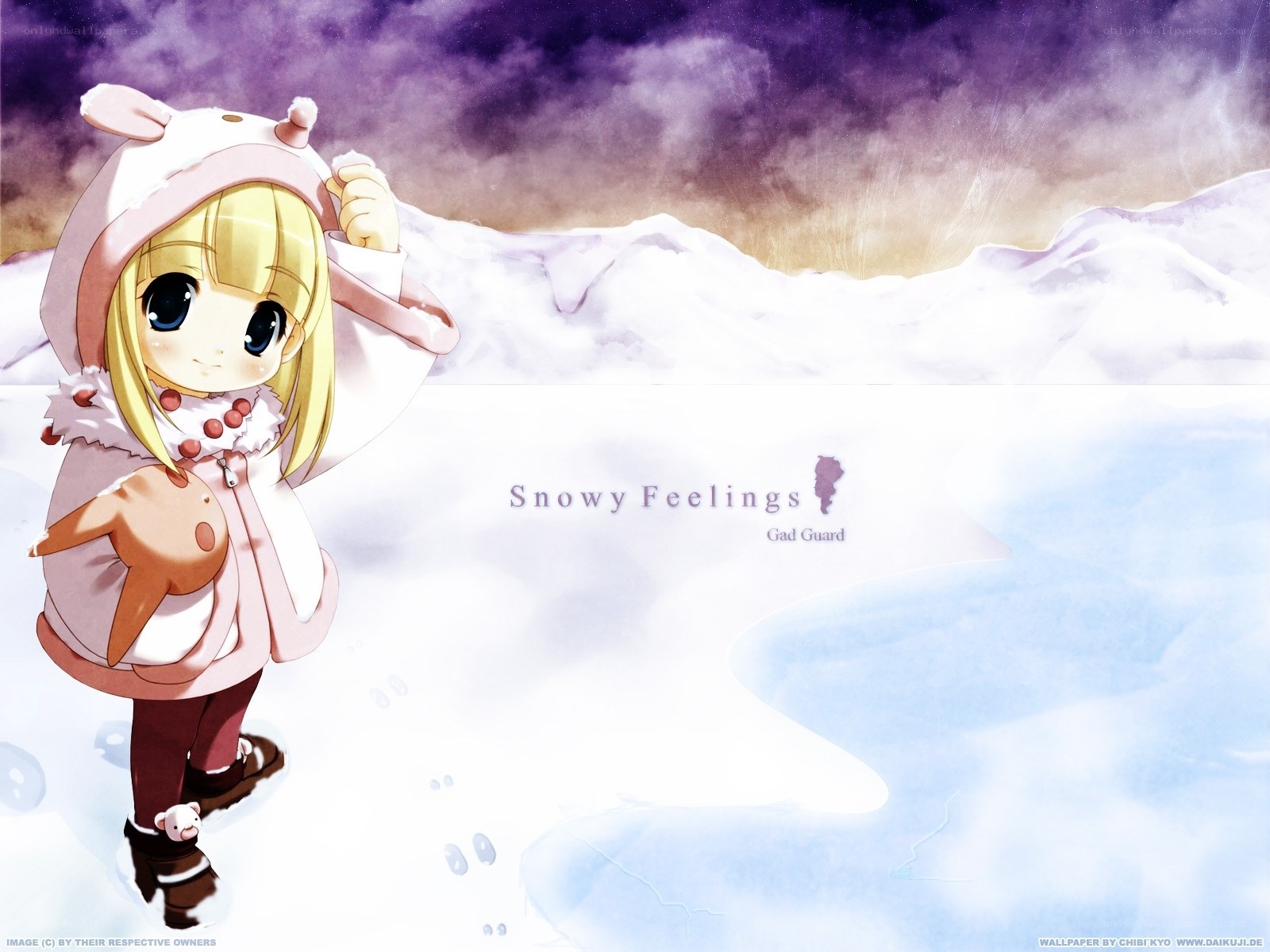 Snowy feelings wallpaper