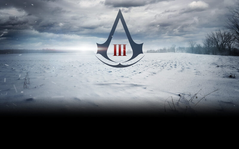 Snowy Field with Logo